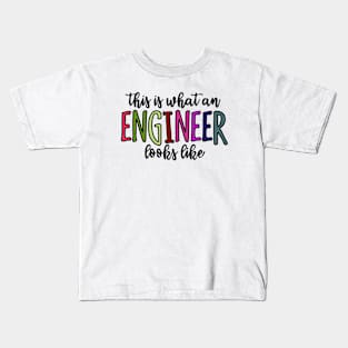 this is what an engineer looks like Kids T-Shirt